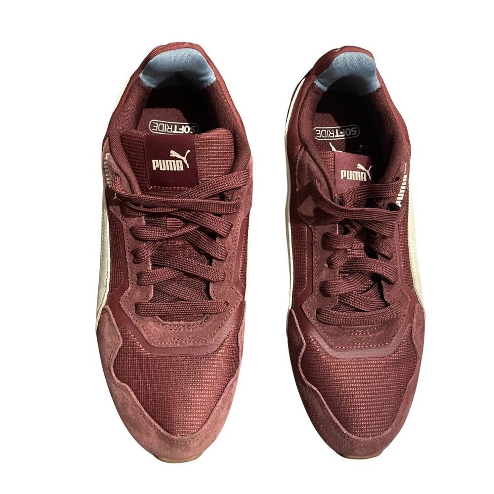 Puma Softstride ST Miler Sneakers Size 11 Suede Mesh Comfort Shoes Retro Chic - Picture 2 of 6